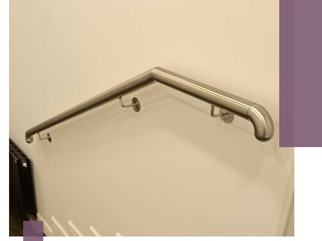 Изготовление пристенных поручней в Краснодаре под ключ за сроки