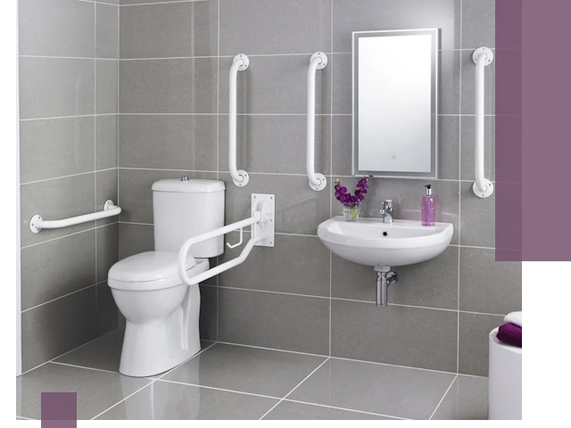 Поручни для санузлов в Краснодаре: установка, ремонт и монтаж